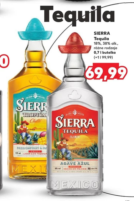 Sierra Silver Tequila 0,7 l