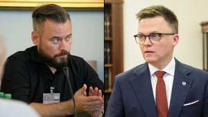 Wybory prezydenckie 2025. Spięcie Krzysztofa Stanowskiego i Szymona Hołowni