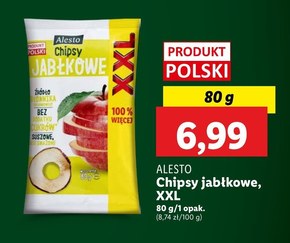 Chipsy jabłkowe Alesto niska cena