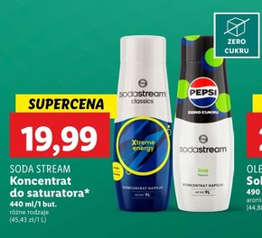 Koncentrat soku Sodastream niska cena