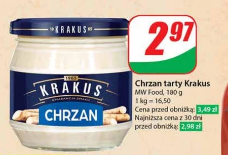 Chrzan tarty Krakus