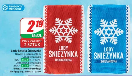 Lody Śnieżynka