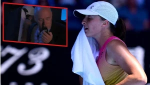 Iga Świątek zgubiła się na Rod Laver Arena