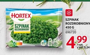 Hortex Szpinak rozdrobniony 450 g niska cena