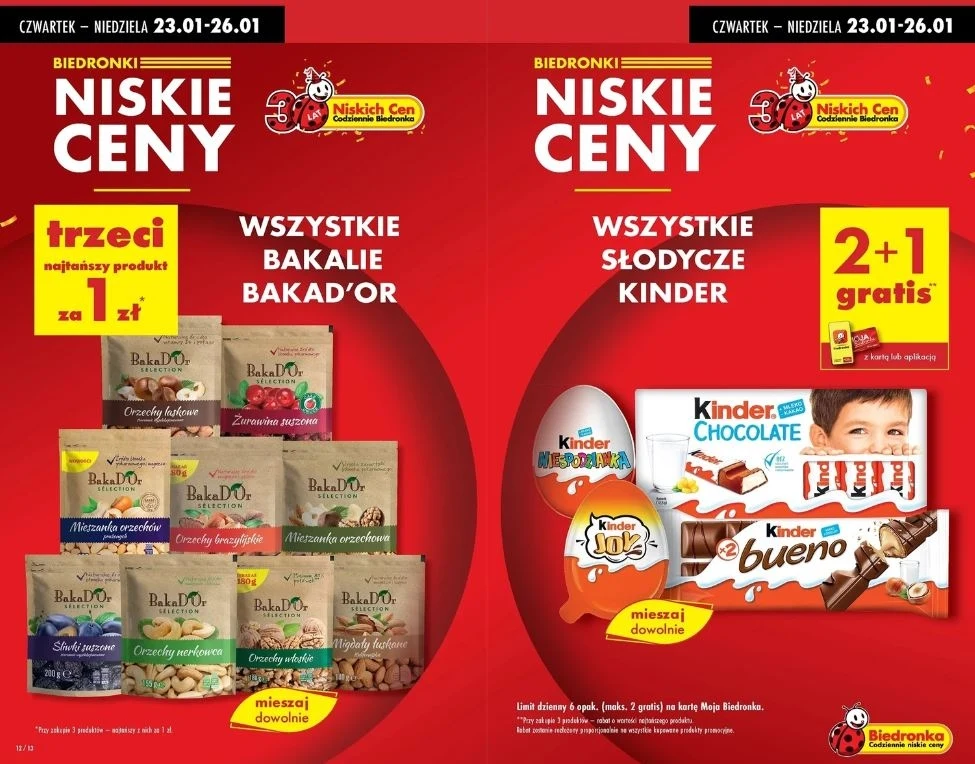 Biedronka oferuje nowe promocje!