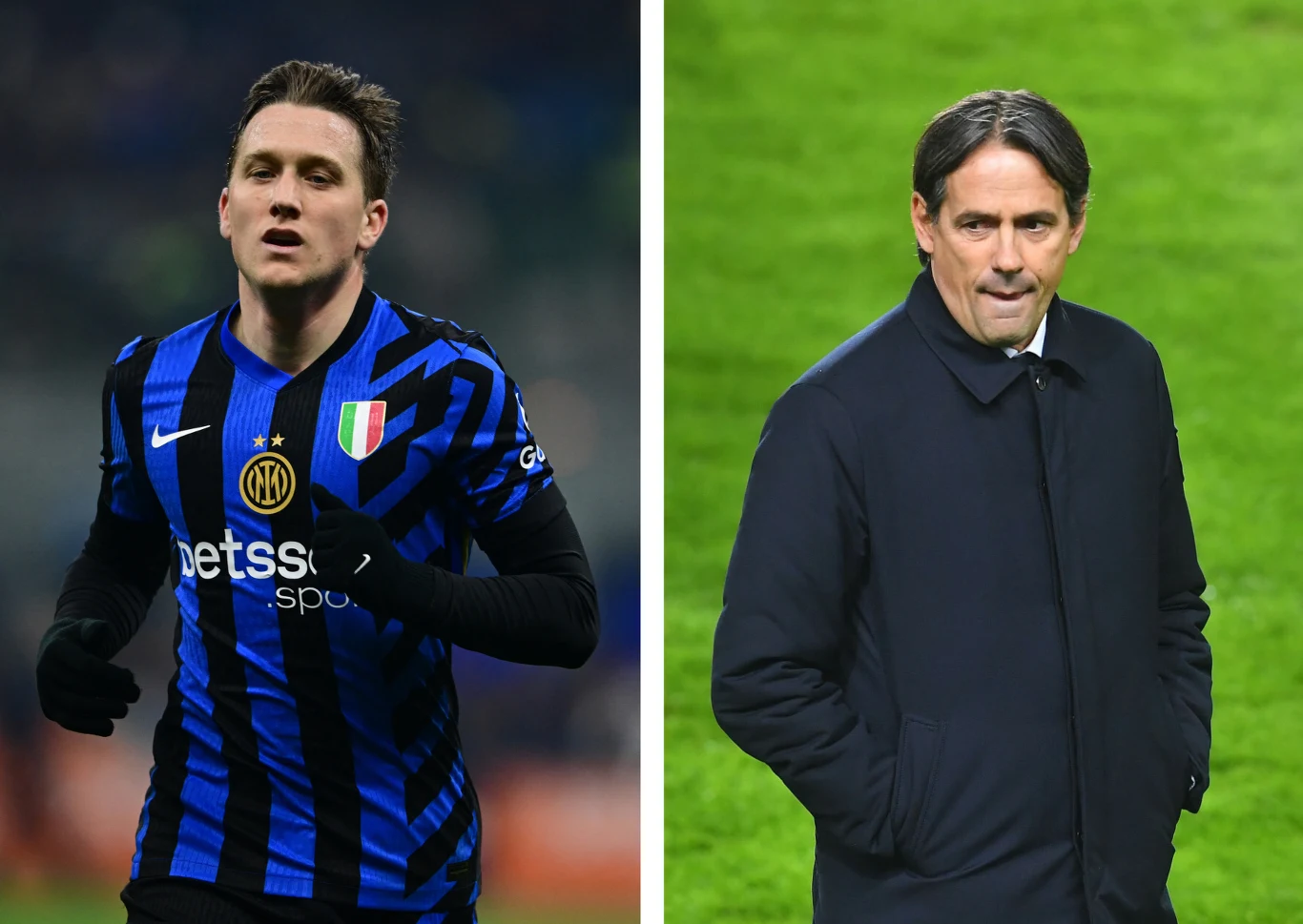 Piotr Zieliński i Simone Inzaghi