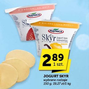 Piątnica Skyr Jogurt typu islandzkiego waniliowy 450 g niska cena