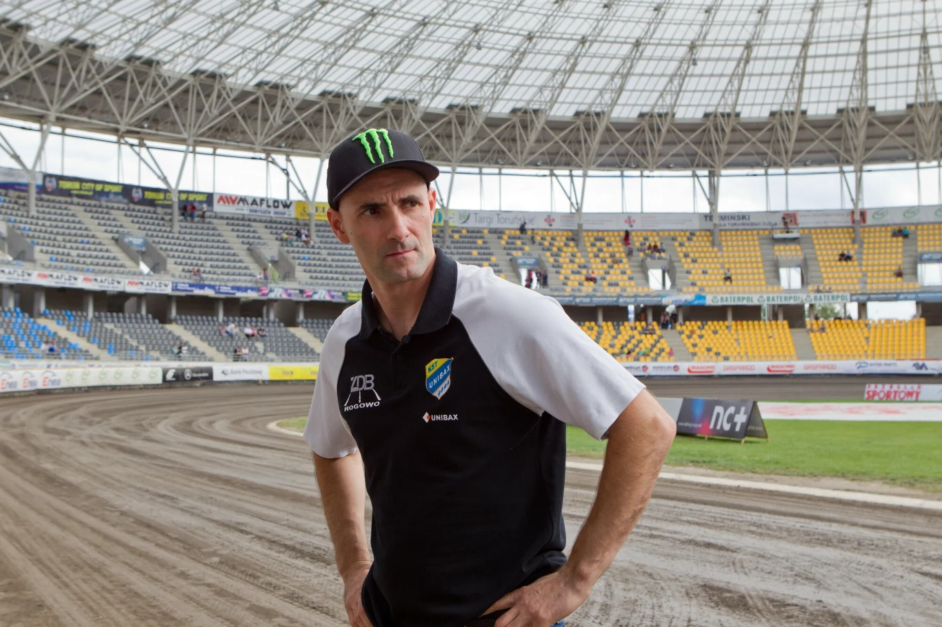 Tomasz Gollob na toruńskiej Motoarenie.