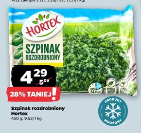 Hortex Szpinak rozdrobniony 450 g niska cena