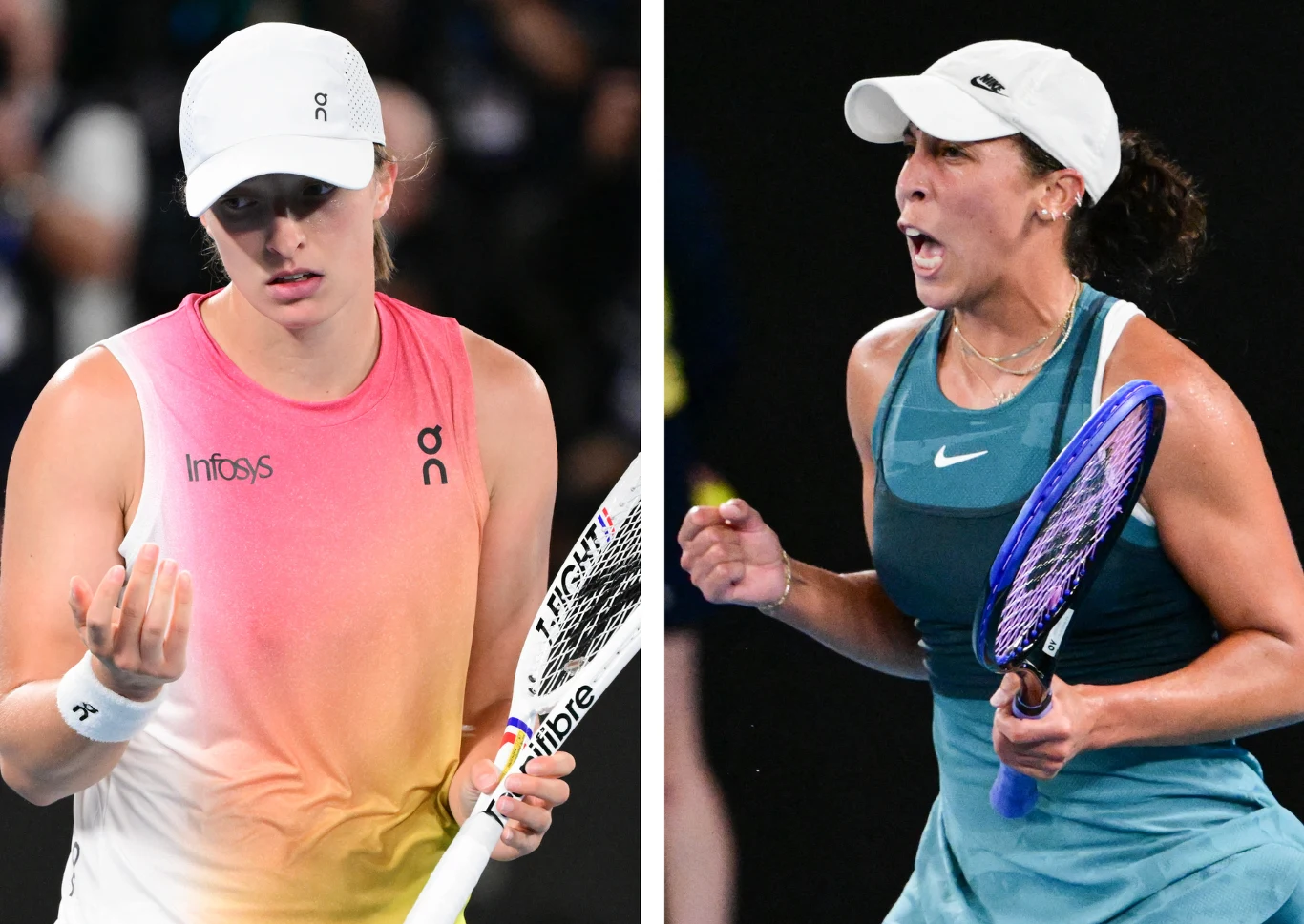 Iga Świątek i Madison Keys