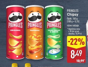 Pringles Original Chrupki 165 g niska cena