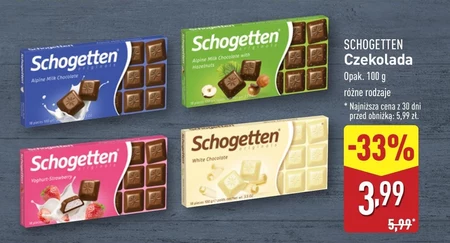 Schogetten Czekolada biała 100 g