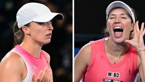 Iga Świątek i Danielle Collins / Yuichi Yamazaki/AFP