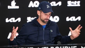 Australian Open 2025. Novak Djoković na konferencji prasowej po meczu z Alexandrem Zverevem