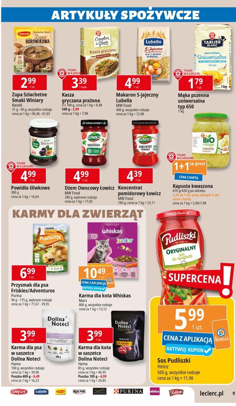 Gazetka: Najlepsze produkty do twojej kuchni - E.Leclerc - strona 9