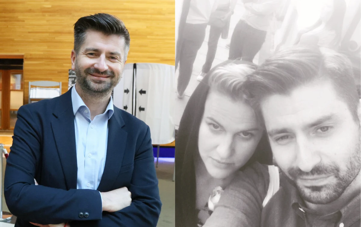 Krzysztof Śmiszek z siostrą Anną