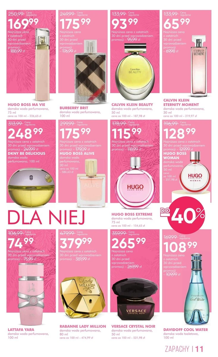 Perfumy damskie do 40% taniej w Super-Pharm