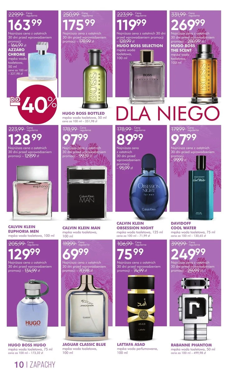 Perfumy męskie do 40% taniej w Super-Pharm