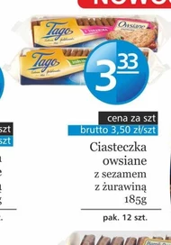 Ciasteczka owsiane Tago