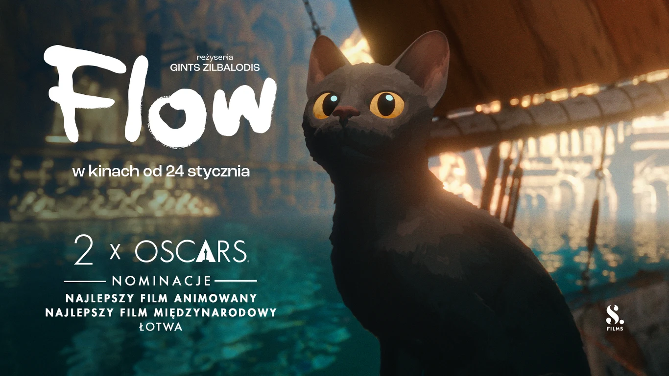 Grafika promująca film "Flow"