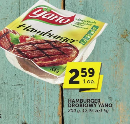 Yano Hamburger drobiowy classic 200 g