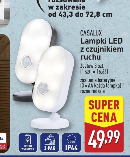 Lampka z czujnikiem ruchu Casalux