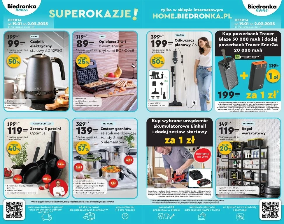 Nowe promocje w sklepie internetowym Biedronka Home!