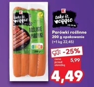 Parówki roślinne Kaufland