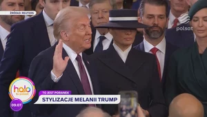 Czaja wyczaja stylizację pierwszej damy. Melania Trump zachwyciła na zaprzysiężeniu prezydenta