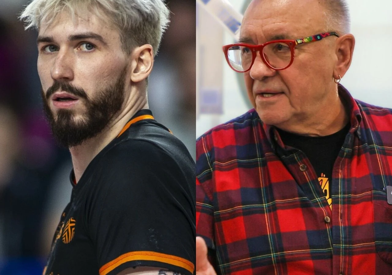 Tomasz Fornal i Jerzy Owsiak Tomasz Fornal i Jerzy Owsiak