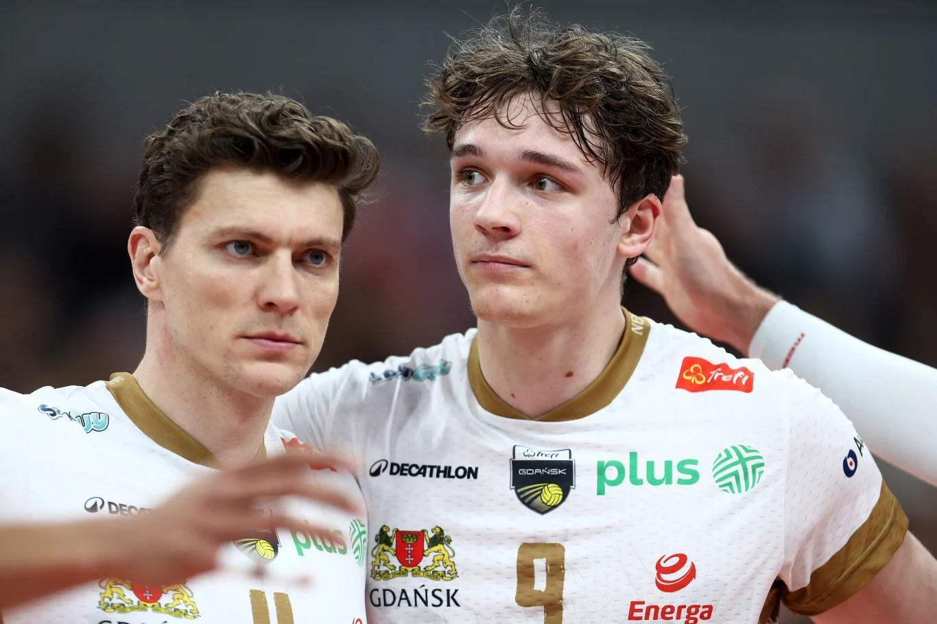 Alaksiej Nasewicz (z prawej) Aliaksiei Nasewicz (z prawej) po raz kolejny wystąpił w podstawowym składzie Trefla Gdańsk