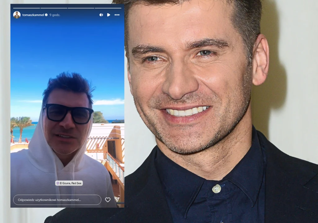 Tomasz Kammel pozdrawia z home office'u Tomasz Kammel pozdrawia z home office'u