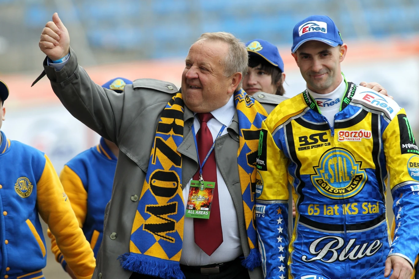 Władysław Komarnicki z Tomaszem Gollobem.