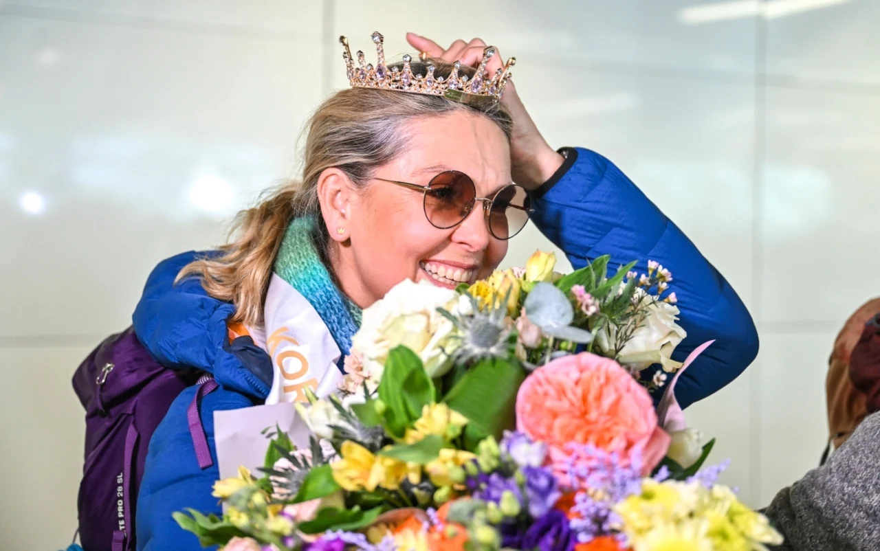 Ewa Wachowicz wróciła do Polski po zdobyciu Korony Wulkanów Ziemi