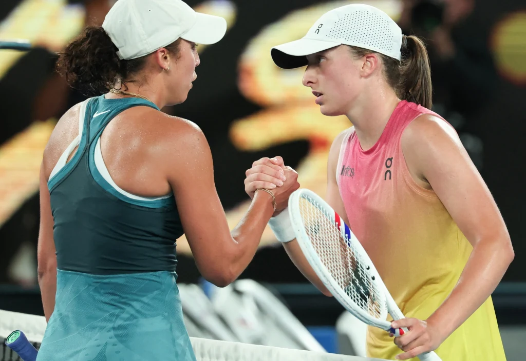 Madison Keys i Iga Świątek, półfinał Australian Open 2025 Madison Keys i Iga Świątek, półfinał Australian Open 2025