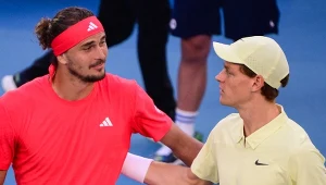 Alexander Zverev i Jannik Sinner przed rozpoczęciem finału Australian Open 2025
