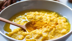 Złota owsianka nie tylko wyśmienicie smakuje. Jest też bardzo zdrowa, rozgrzewa i zapewnia uczucie sytości na długo