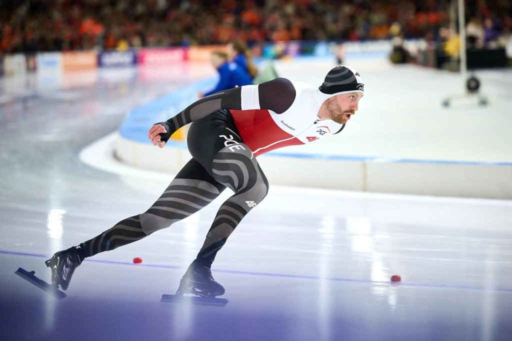 Damian Żurek w akcji podczas zmagań w Calgary