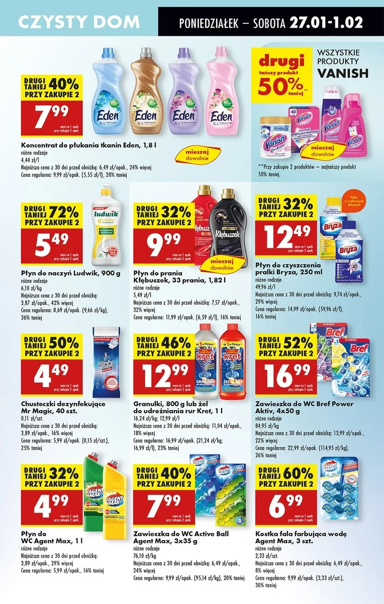 Wielka promocja na hitowy koncentrat do płukania Eden. Teraz 40% taniej w Biedronce! Wielka promocja na hitowy koncentrat do płukania Eden. Teraz 40% taniej w Biedronce!