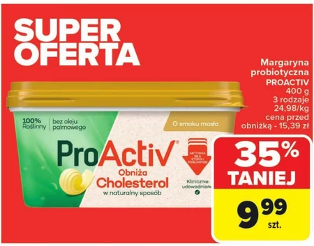 ProActiv Kardio Tłuszcz roślinny do smarowania 400 g