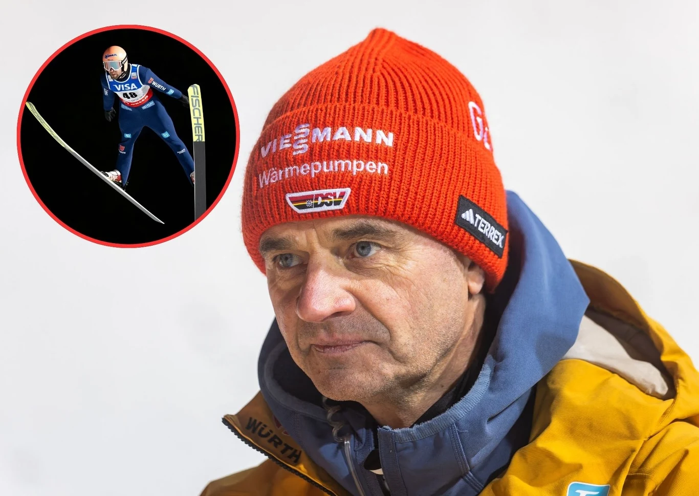 Stefan Horngacher, na małym zdjęciu Pius Paschke Stefan Horngacher, na małym zdjęciu Pius Paschke