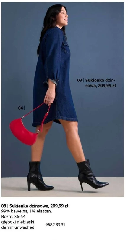 Sukienka dżinsowa Denim