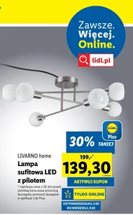 Lampa LED Livarno