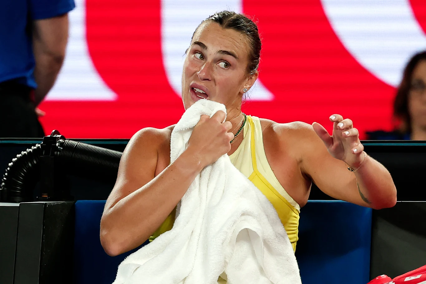 Aryna Sabalenka podczas finału Australian Open