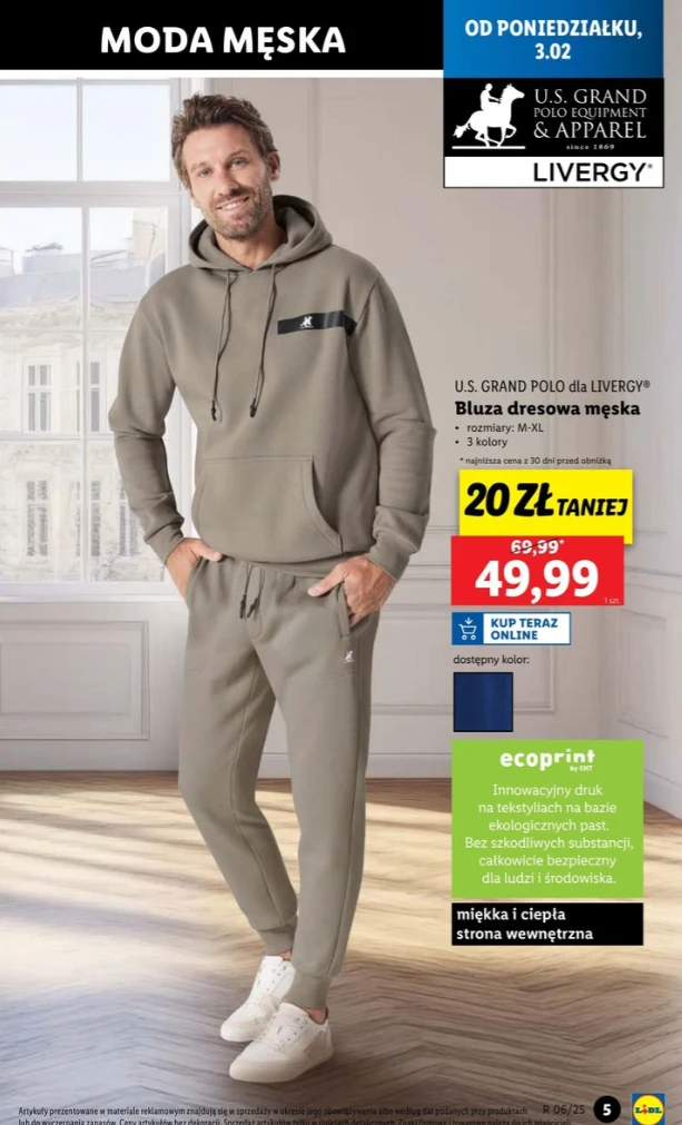 Sprawdź nową kolekcję U.S. Grand Polo w Lidlu od 29,99 zł!
