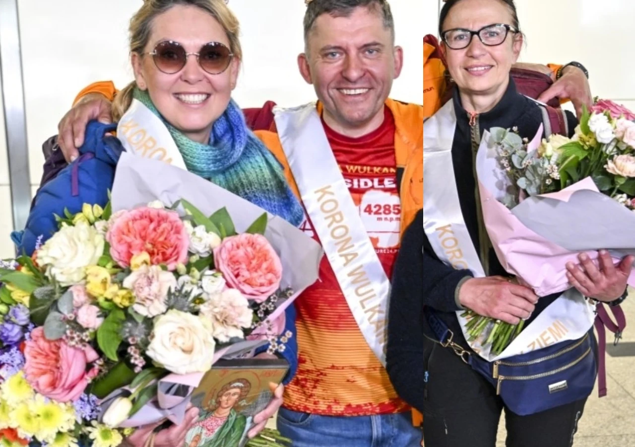 Ewa Wachowicz przywitana przez ekipę "halo tu polsat" Ewa Wachowicz przywitana przez ekipę "halo tu polsat"