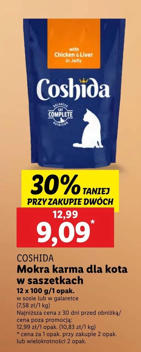 Mokra karma dla kota Coshida