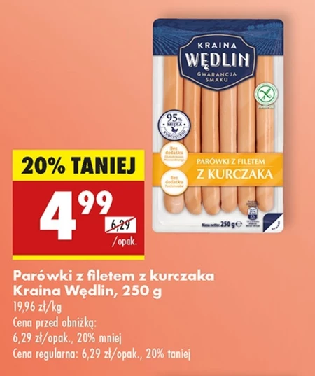 Parówki Kraina Wędlin