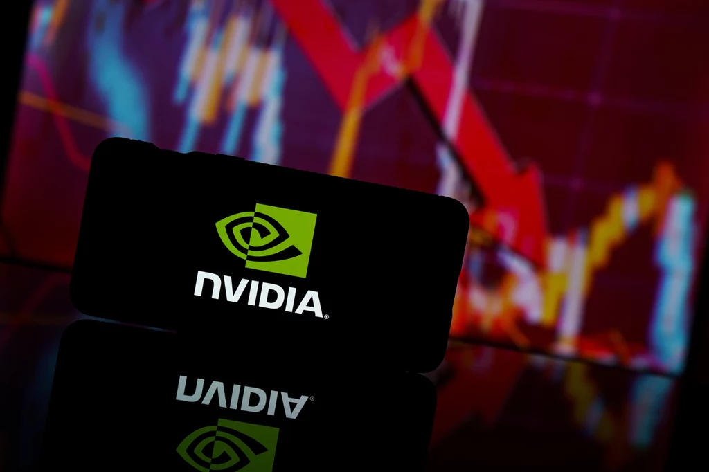 Wśród dotkniętych spadkami firm jest największy producent chipów używanych do trenowania AI, NVIDIA