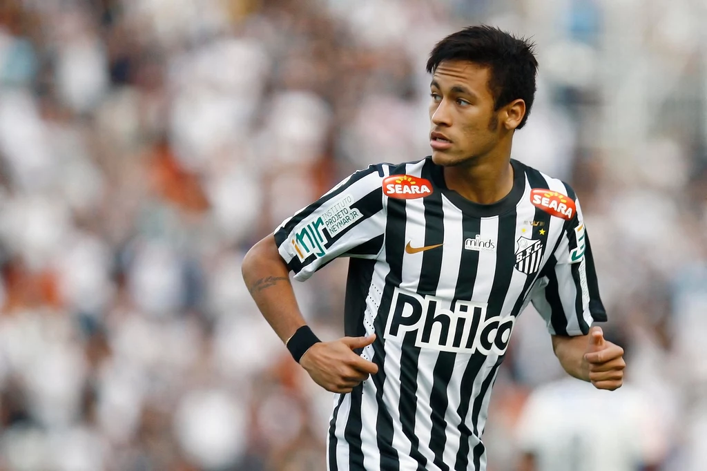 Neymar w barwach Santosu Neymar w barwach Santosu